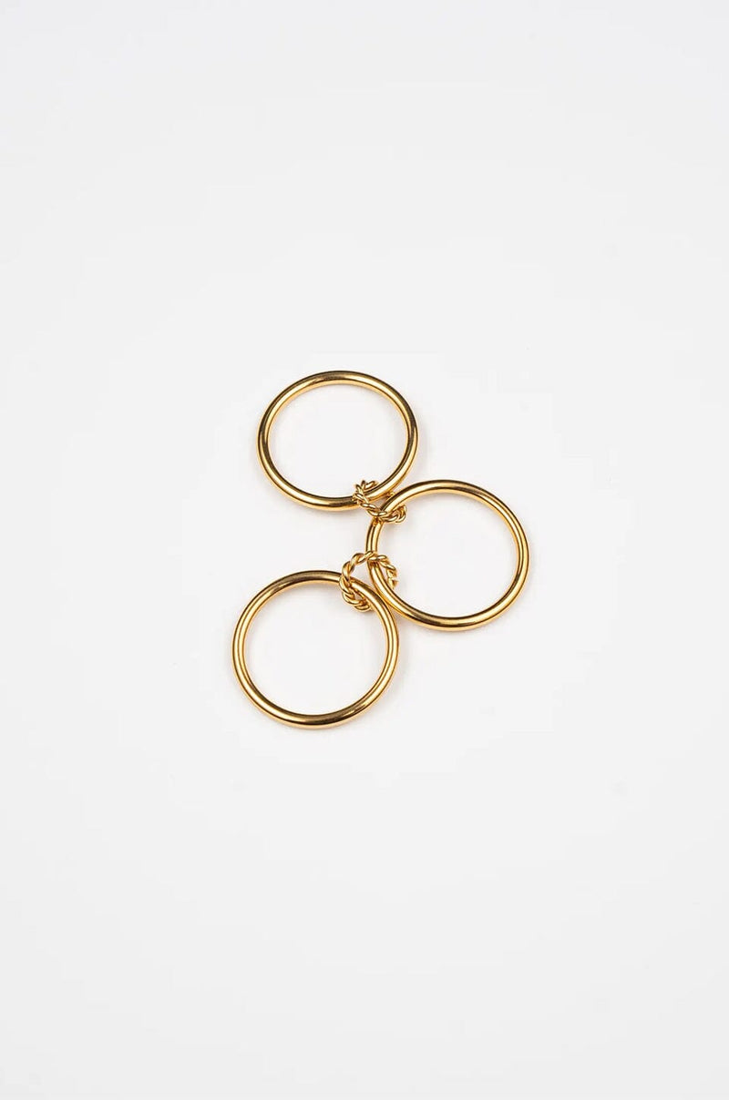 BRENDA G | Triple Loop Ring - Gold