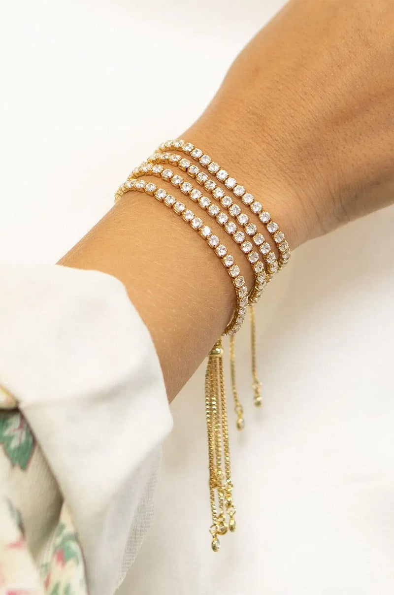 BRENDA G | Tennis Bracelet - Gold