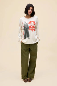 DAYDREAMER | Tupac Keep Ya Head Up Long Sleeve Merch - Dirty White