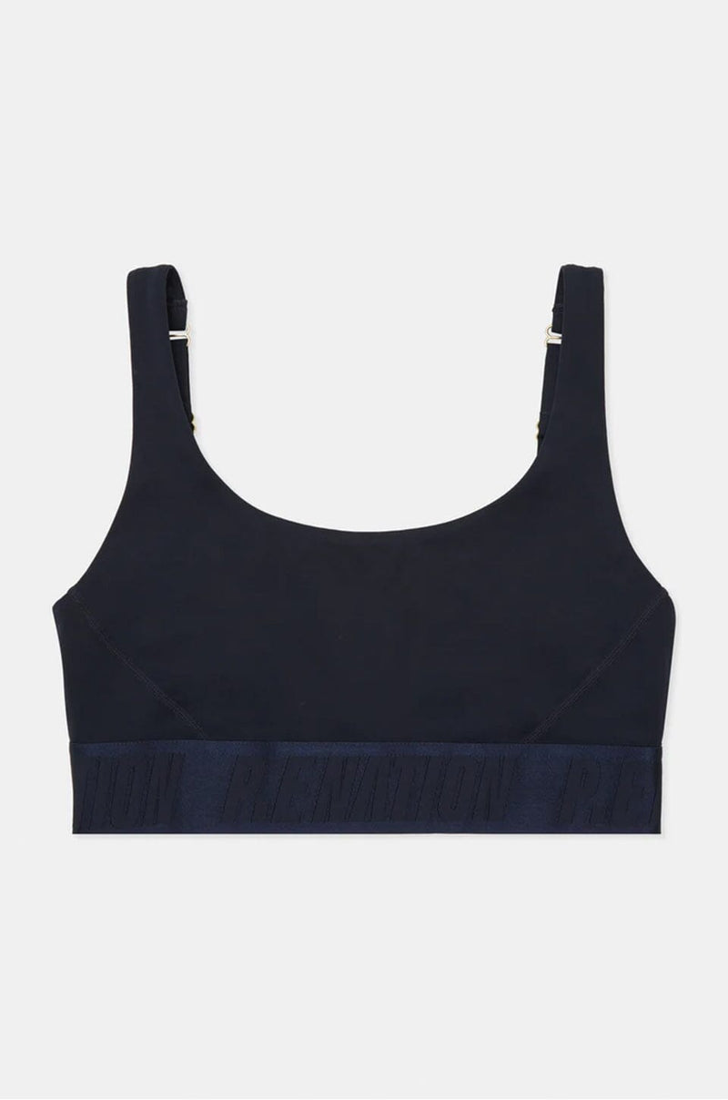 P.E NATION | Backcheck Sports Bra - Navy