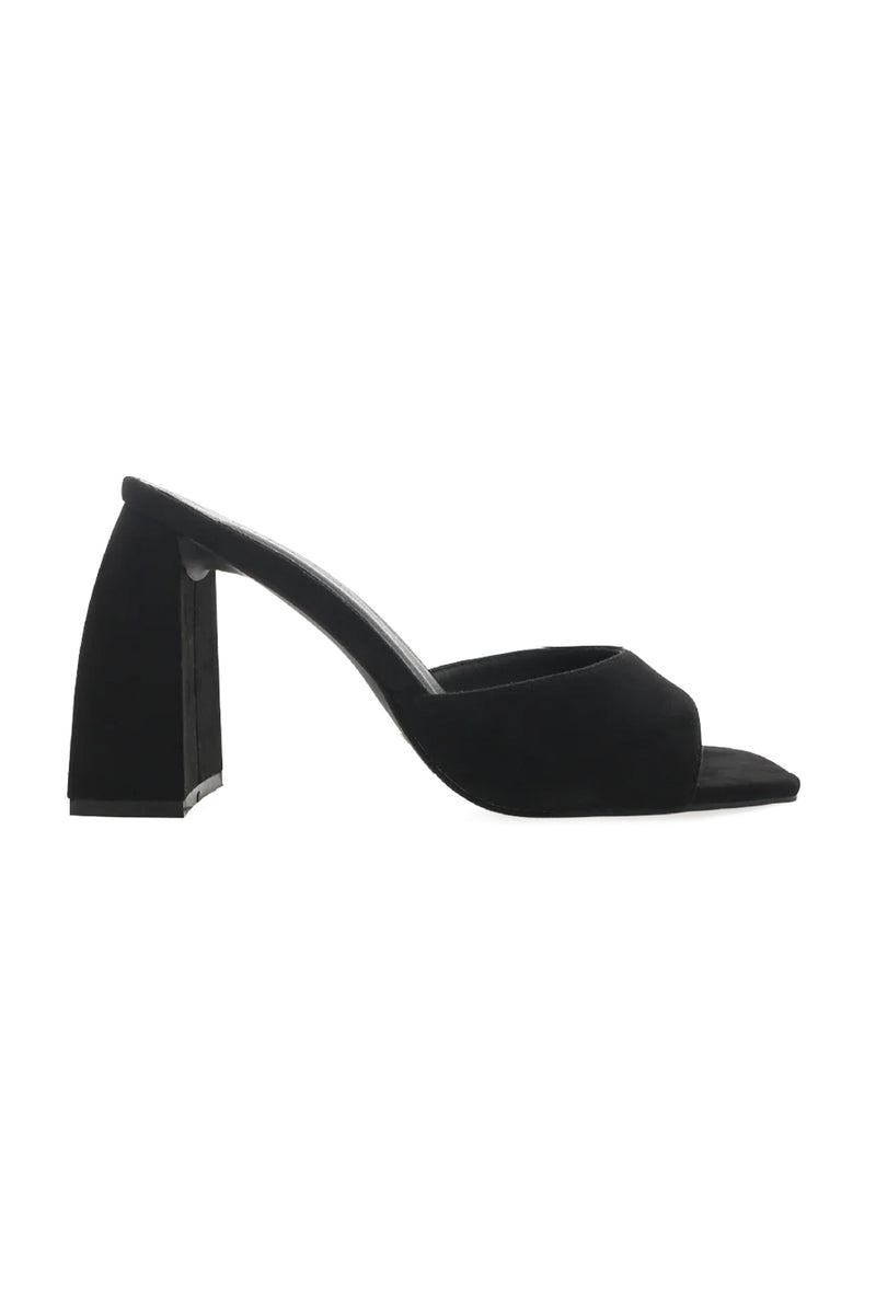 BILLINI | The Jaylen Heel - Black Suede