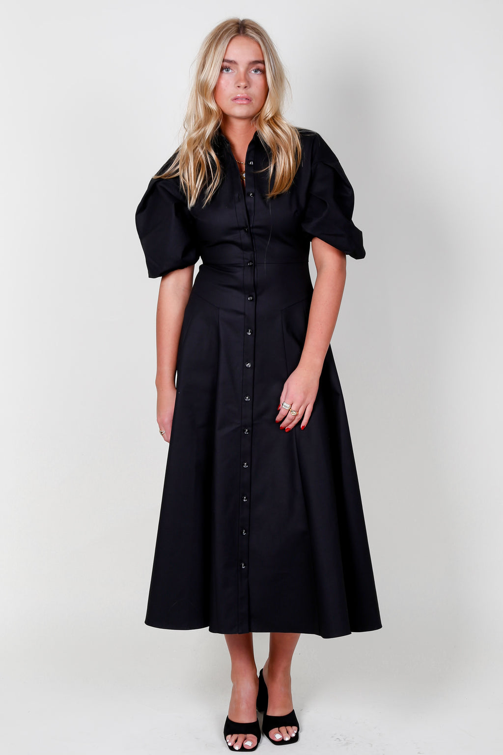 ALEXIS | Amilya Midi Dress - Black