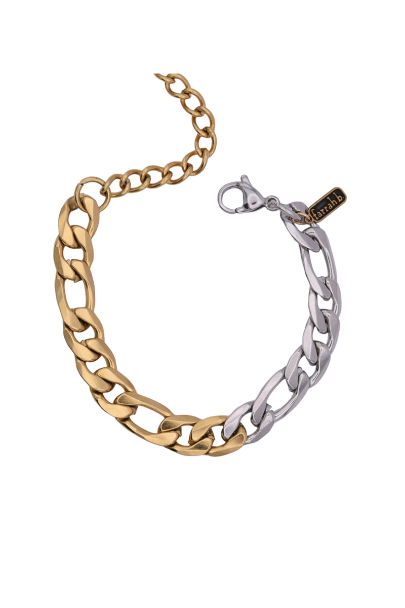 FARRAH B | Mixed Emotions Bracelet - Two Tone