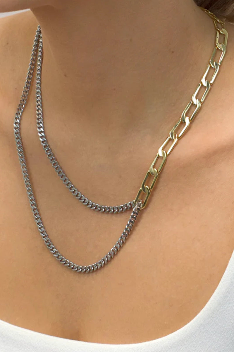 FARRAH B | Unfazed Necklace - Mixed Metals