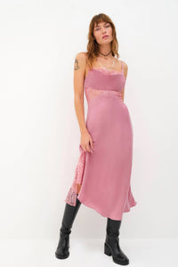 FOR LOVE & LEMONS | Ruby Midi Dress - Mauve Pink