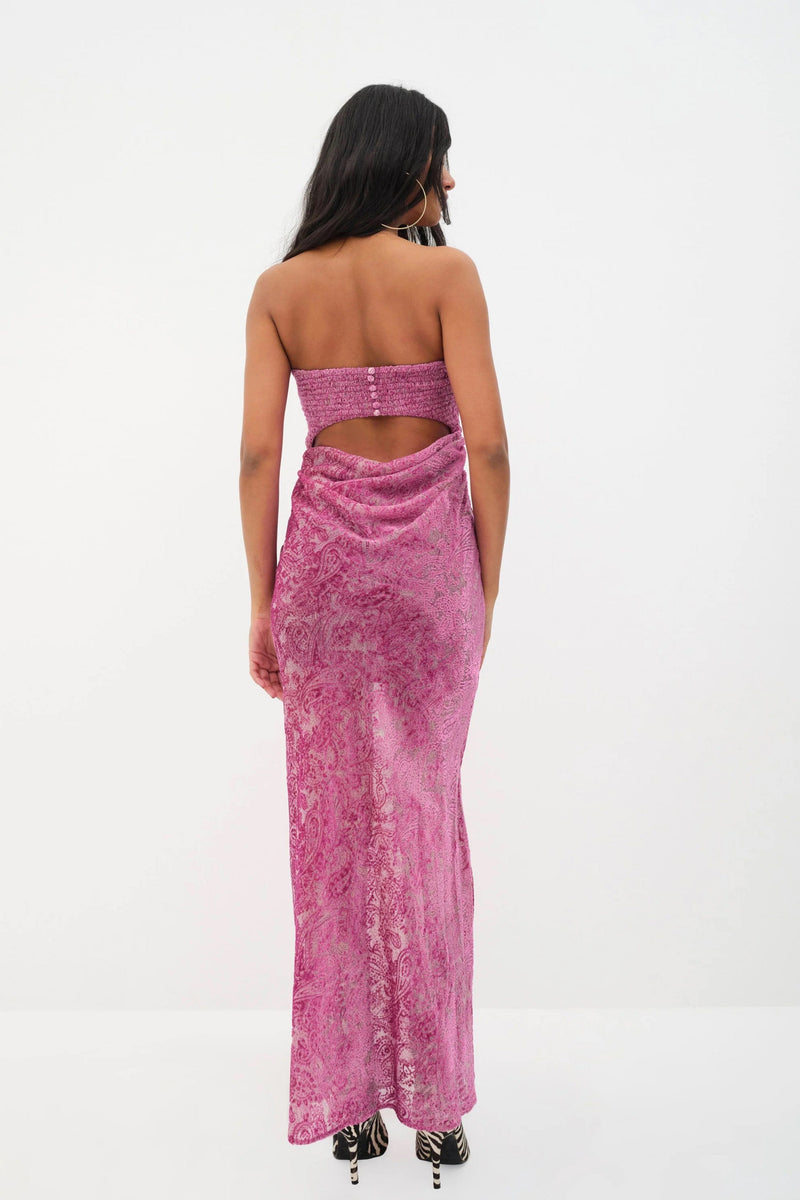 FOR LOVE & LEMONS | Francesca Maxi Dress - Purple