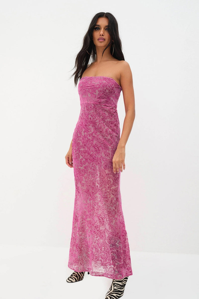 FOR LOVE & LEMONS | Francesca Maxi Dress - Purple