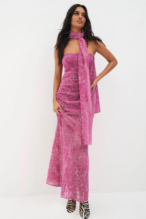 FOR LOVE & LEMONS | Francesca Maxi Dress - Purple