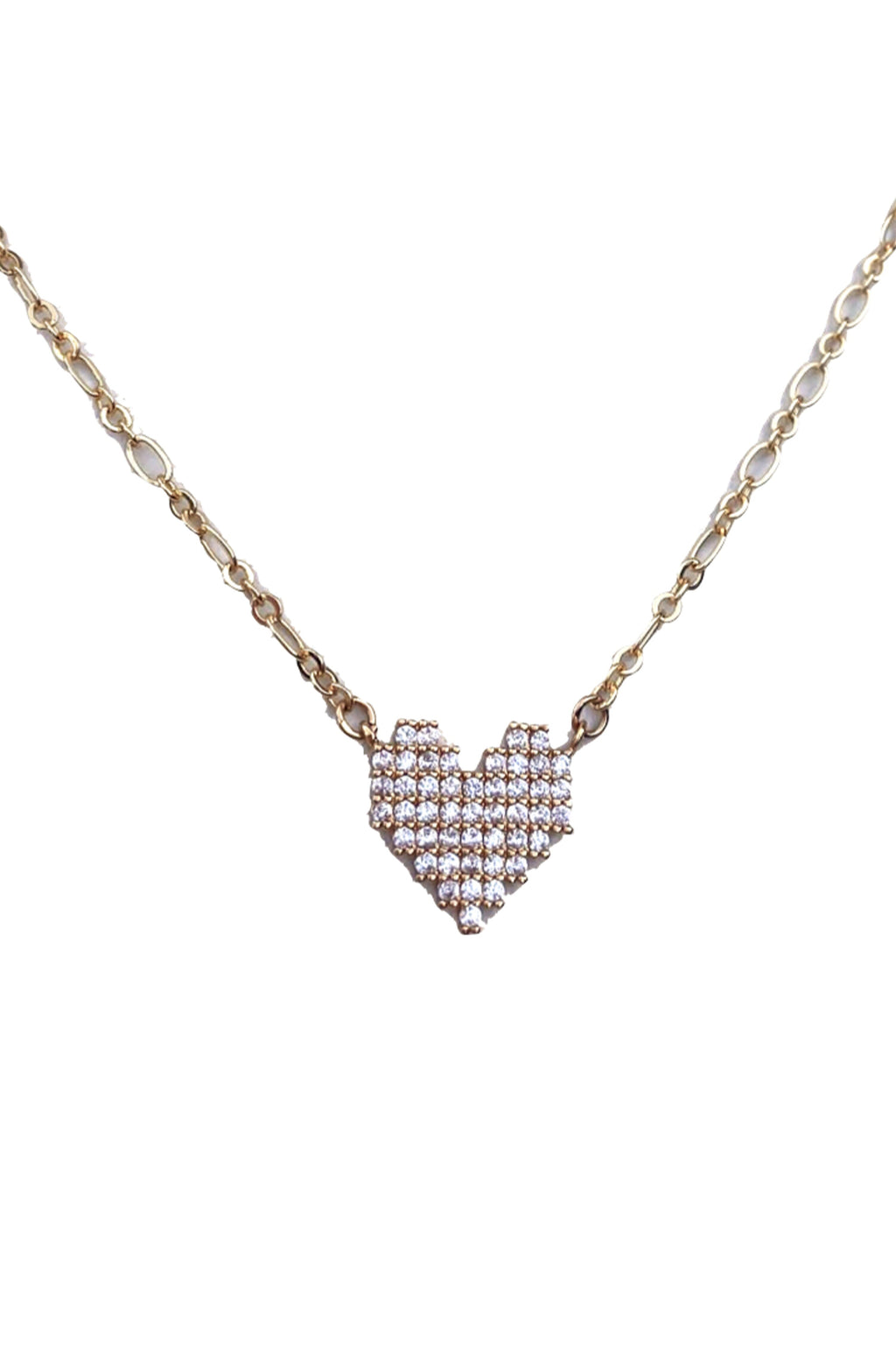 FARRAH B | Heart Strings Necklace - Gold