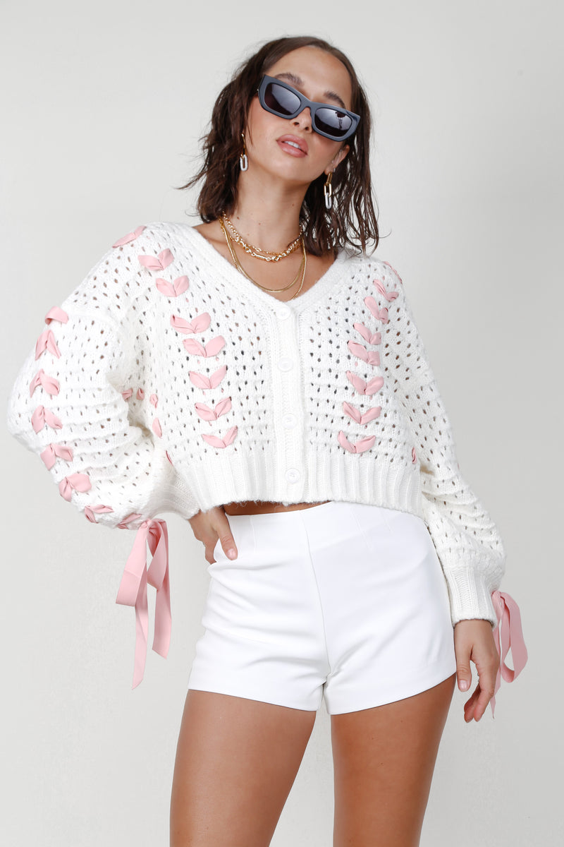 Zip it Mini Shorts - White