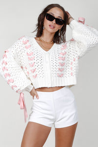 Zip it Mini Shorts - White
