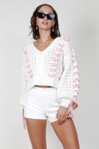 Zip it Mini Shorts - White