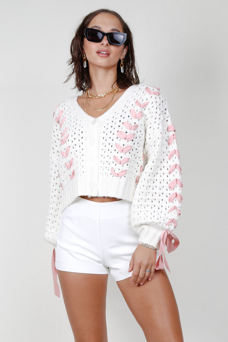 Zip it Mini Shorts - White