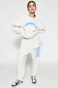 BOYS LIE | 1-800 Sweatpants - Eggshell