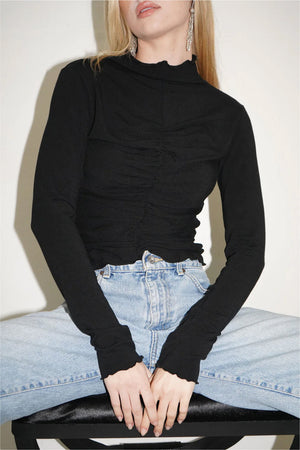 LNA | Long Sleeve Vertigo Tee - Black