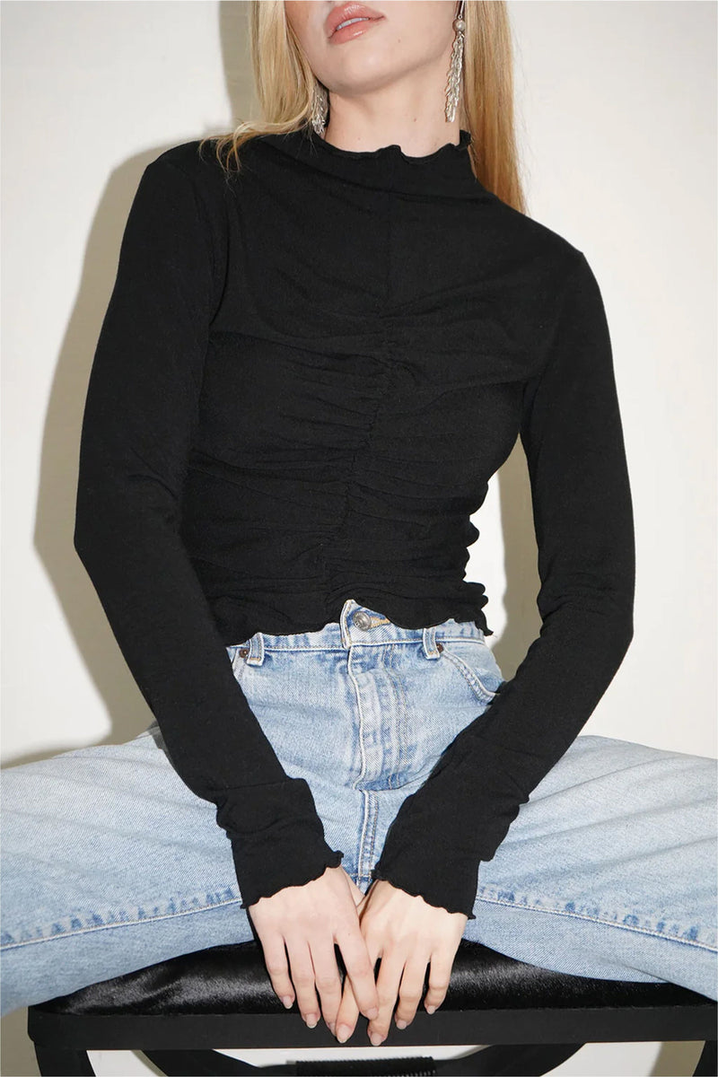 LNA | Long Sleeve Vertigo Tee - Black