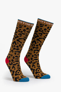 MOTHER | High Stepper - Leopard Mother Fucker Socks