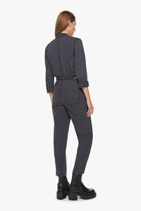 MOTHER | The Specialist Jumpsuit Ankle - Faded Black