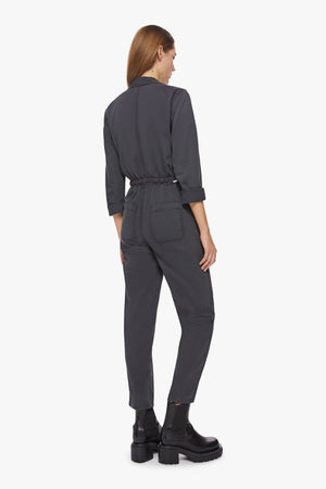 MOTHER | The Specialist Jumpsuit Ankle - Faded Black