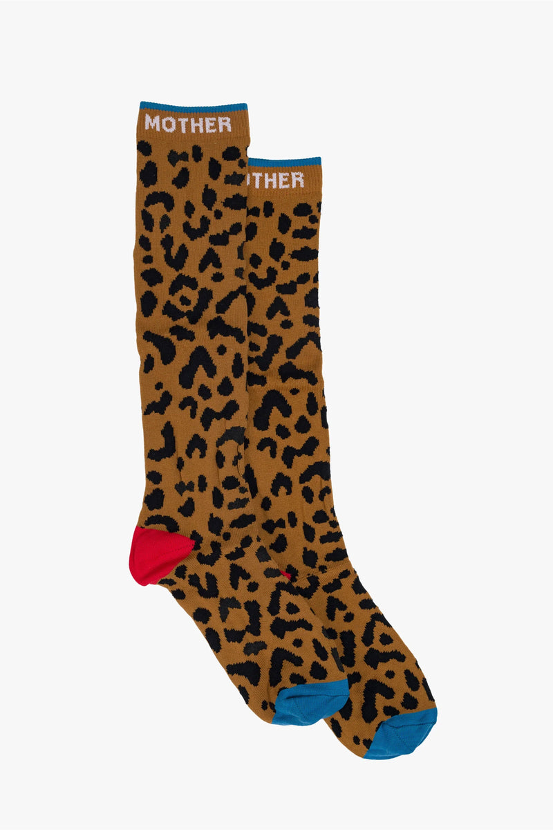 MOTHER | High Stepper - Leopard Mother Fucker Socks