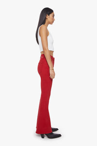 MOTHER | High Waisted Weekender Skimp - Haute Red