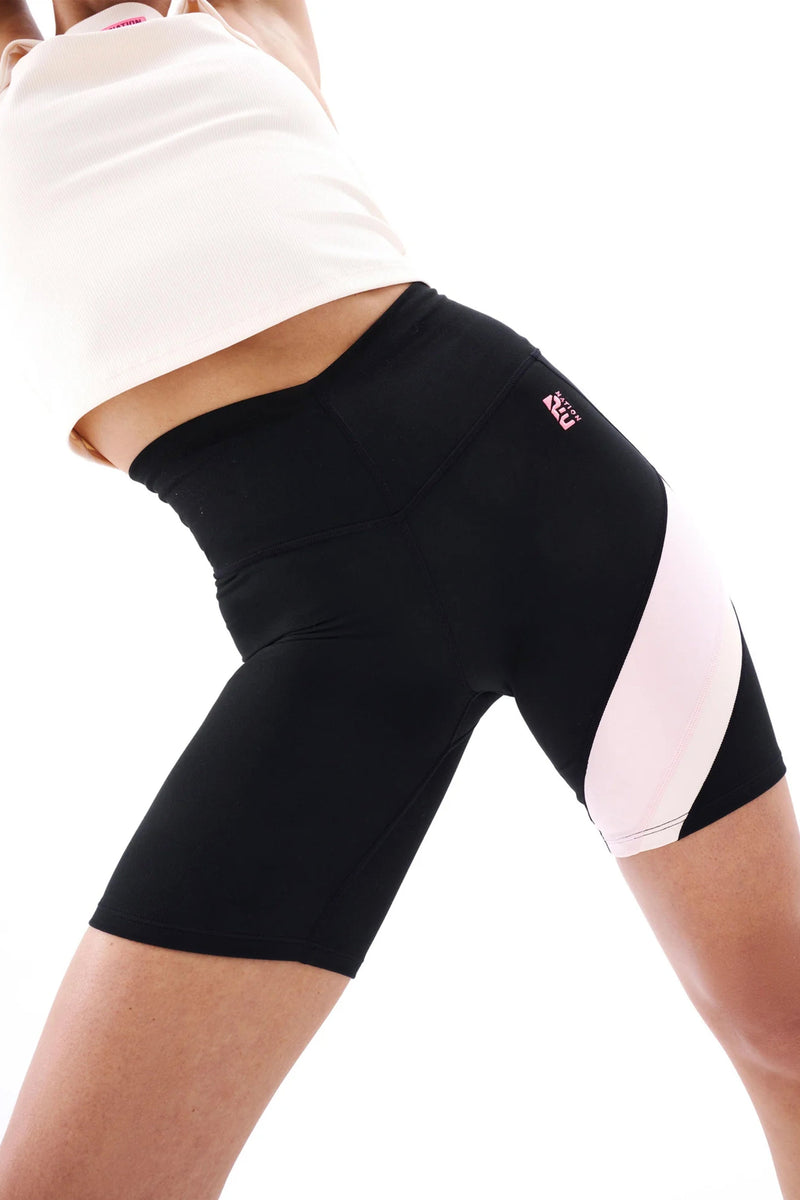 P.E NATION | Sprint Time Bike Shorts - Black