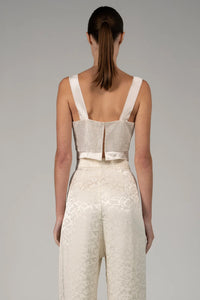 NONCHALANT | Capri Crop - Champagne