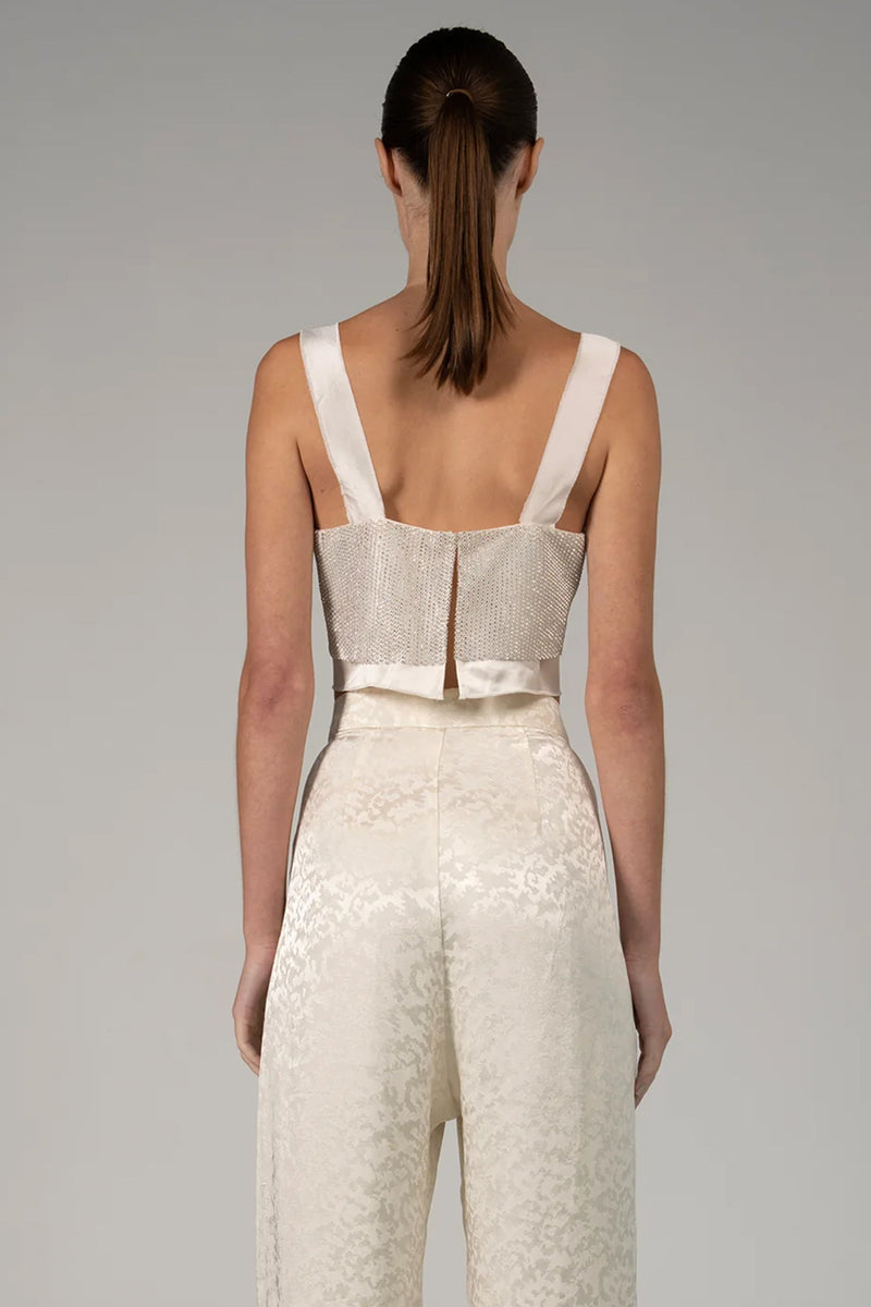 NONCHALANT | Capri Crop - Champagne