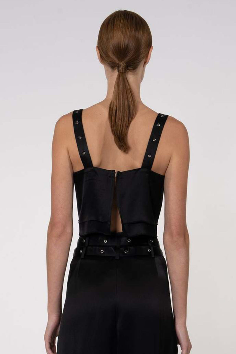 NONCHALANT | Freya Crop - Black