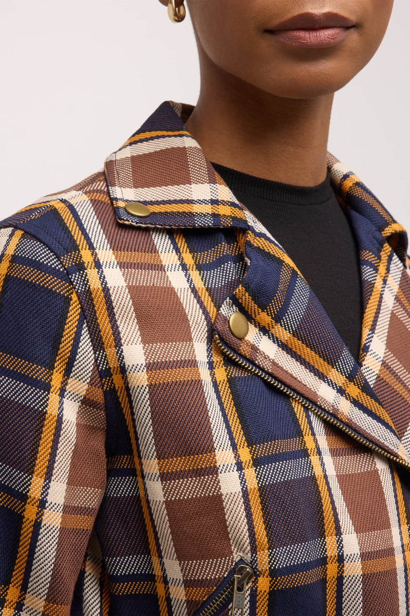 MOTHER | The Moto Jacket - Plaid Reputation