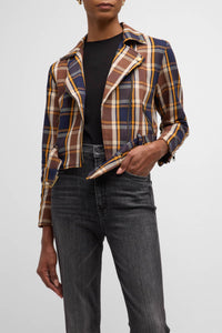 MOTHER | The Moto Jacket - Plaid Reputation
