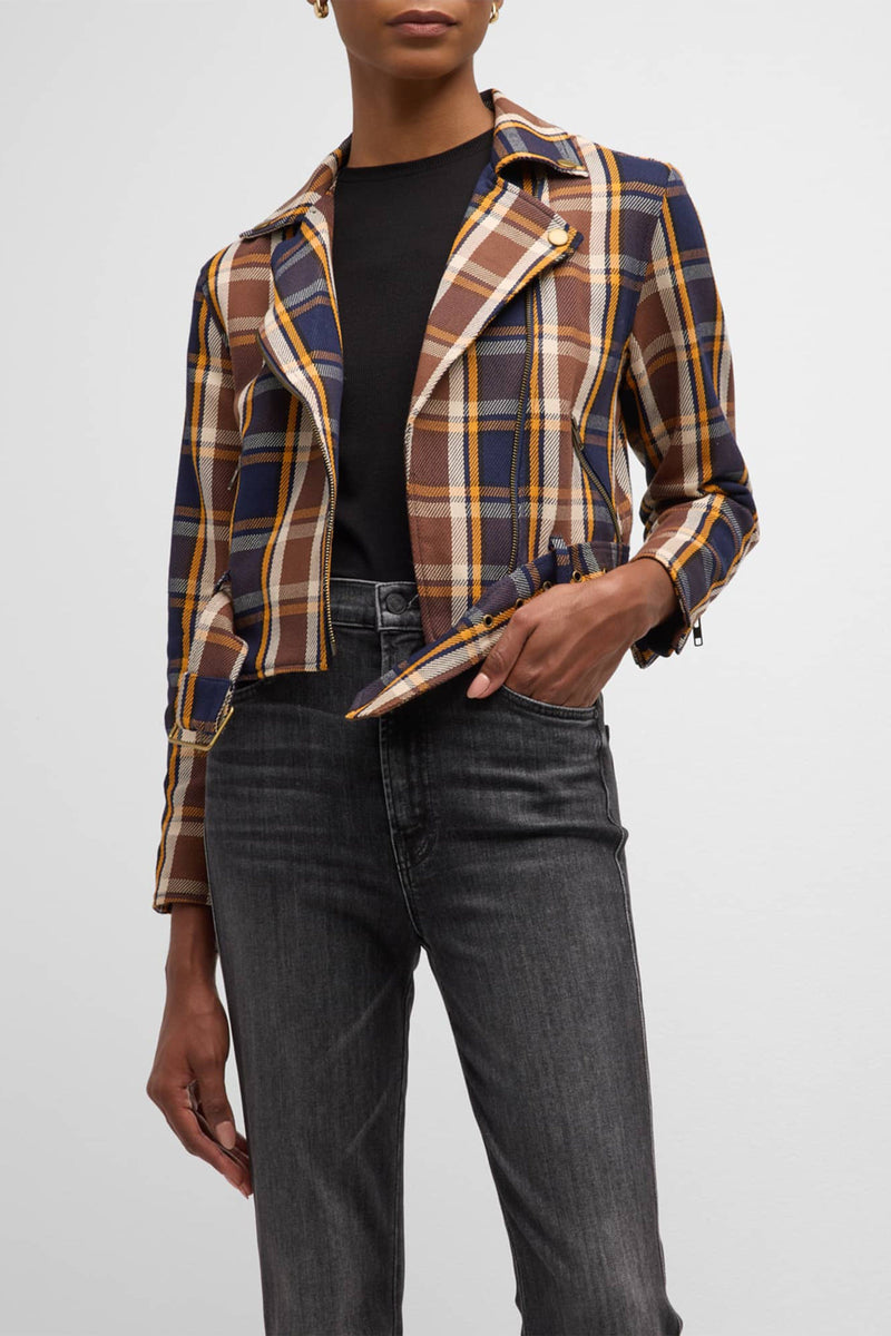 MOTHER | The Moto Jacket - Plaid Reputation