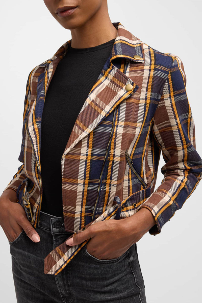 MOTHER | The Moto Jacket - Plaid Reputation