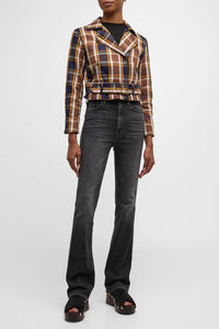 MOTHER | The Moto Jacket - Plaid Reputation