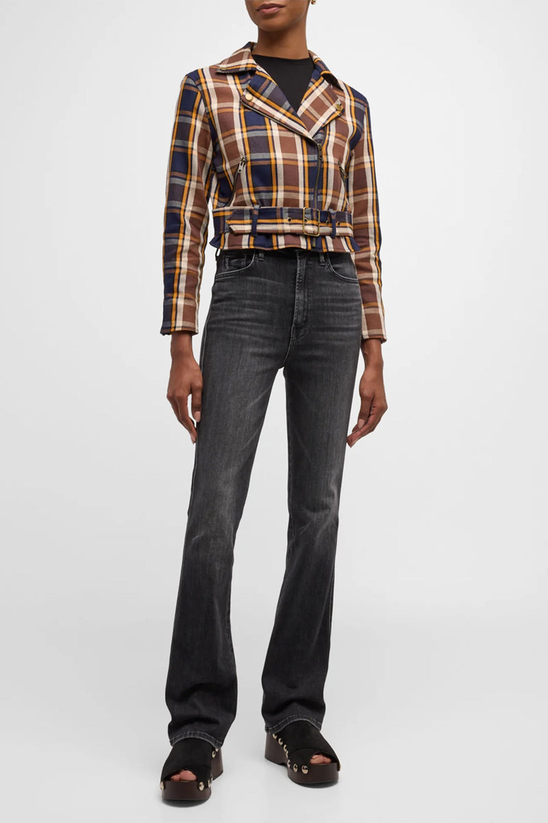 MOTHER | The Moto Jacket - Plaid Reputation