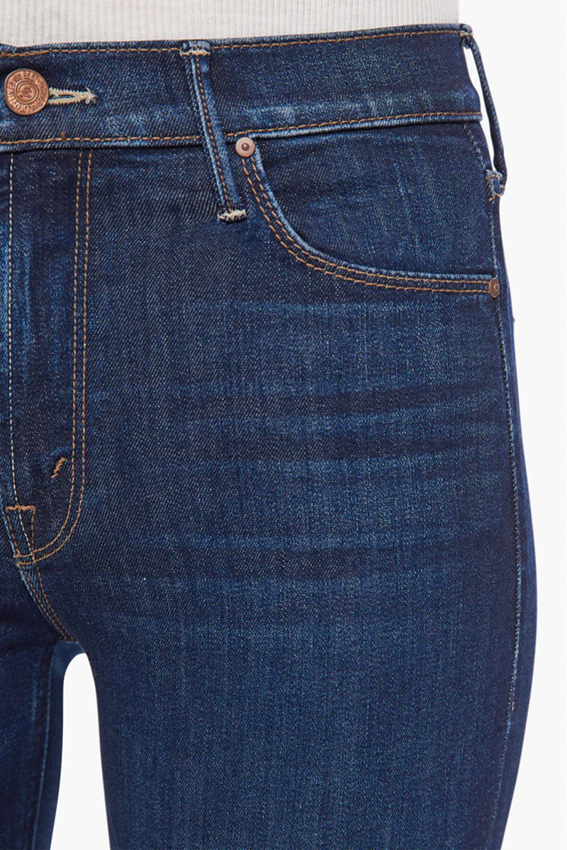 MOTHER | The Mid Rise Dazzler Ankle Stepper - Off Limits