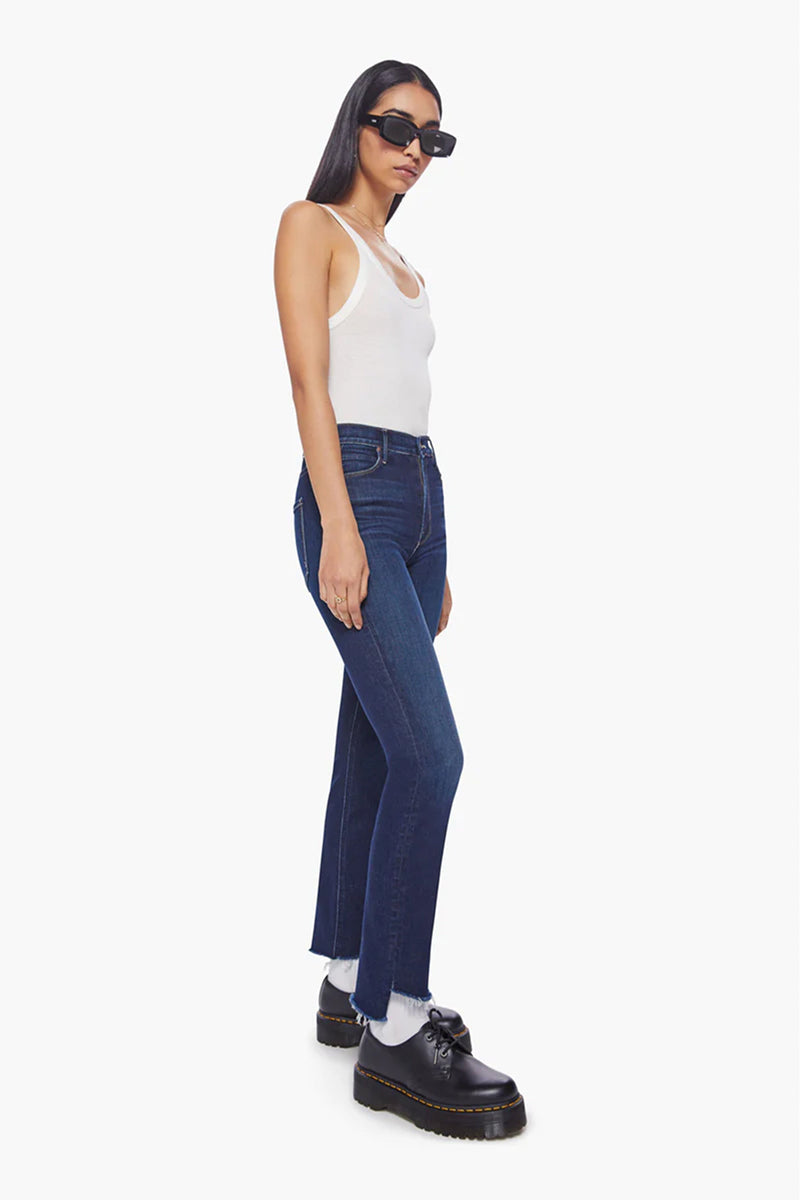 MOTHER | The Mid Rise Dazzler Ankle Stepper - Off Limits