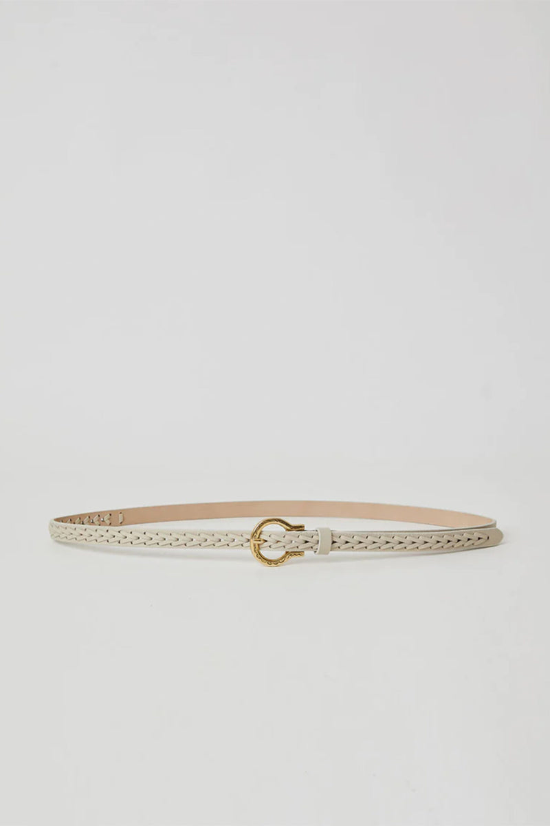 B-LOW THE BELT | Amara Leather Belt - Bone
