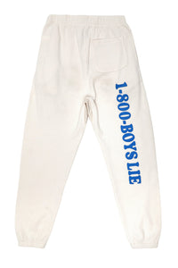 BOYS LIE | 1-800 Sweatpants - Eggshell