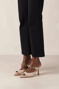 ALOHAS | Daisy Chain Strap Heels - Ivory