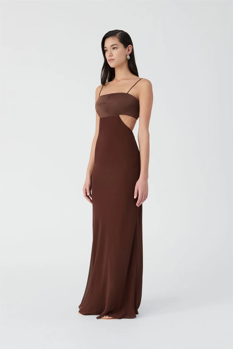 MISHA | Marta Cutout Maxi - Chocolate