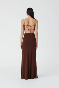 MISHA | Marta Cutout Maxi - Chocolate