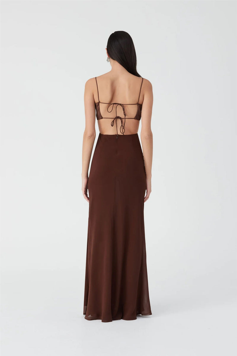 MISHA | Marta Cutout Maxi - Chocolate