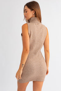 Mabry Sweater Dress - Mocha