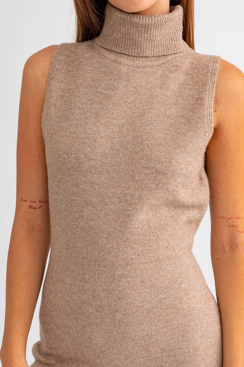 Mabry Sweater Dress - Mocha