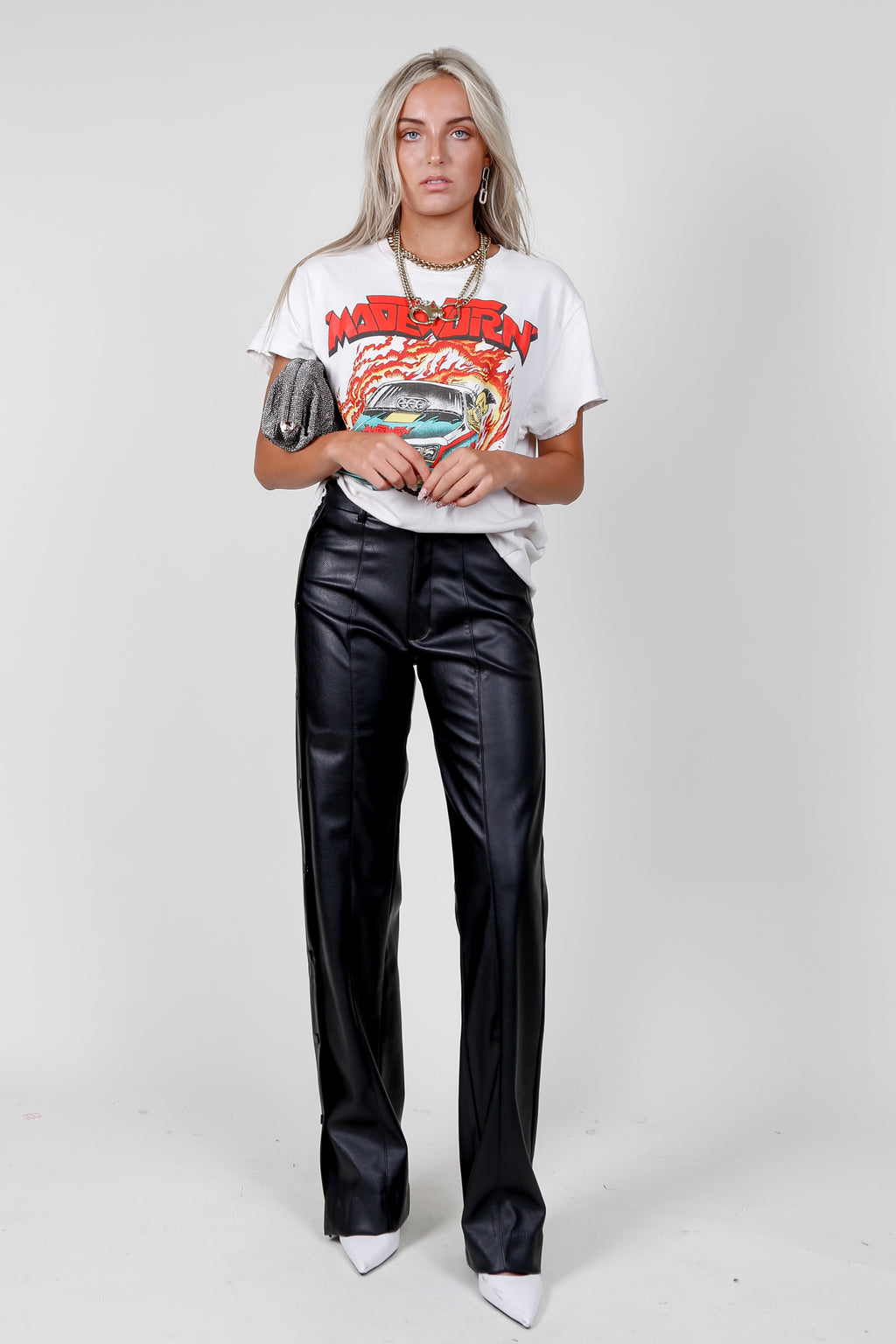 NONCHALANT | Julia Pant - Black