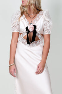 FOR LOVE & LEMONS | Corinne Maxi Dress - Pink