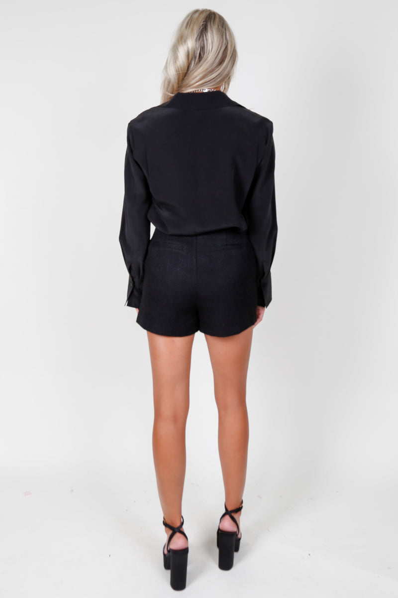 ENDLESS ROSE | Suited Shorts - Black