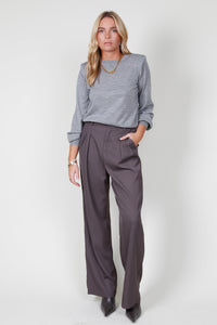 CAMI NYC | The Gama Sweater - Silver Metallic