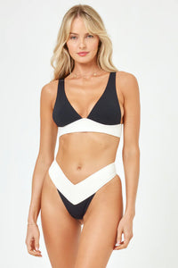 L*SPACE | The Quinn Bottom - Black/Cream